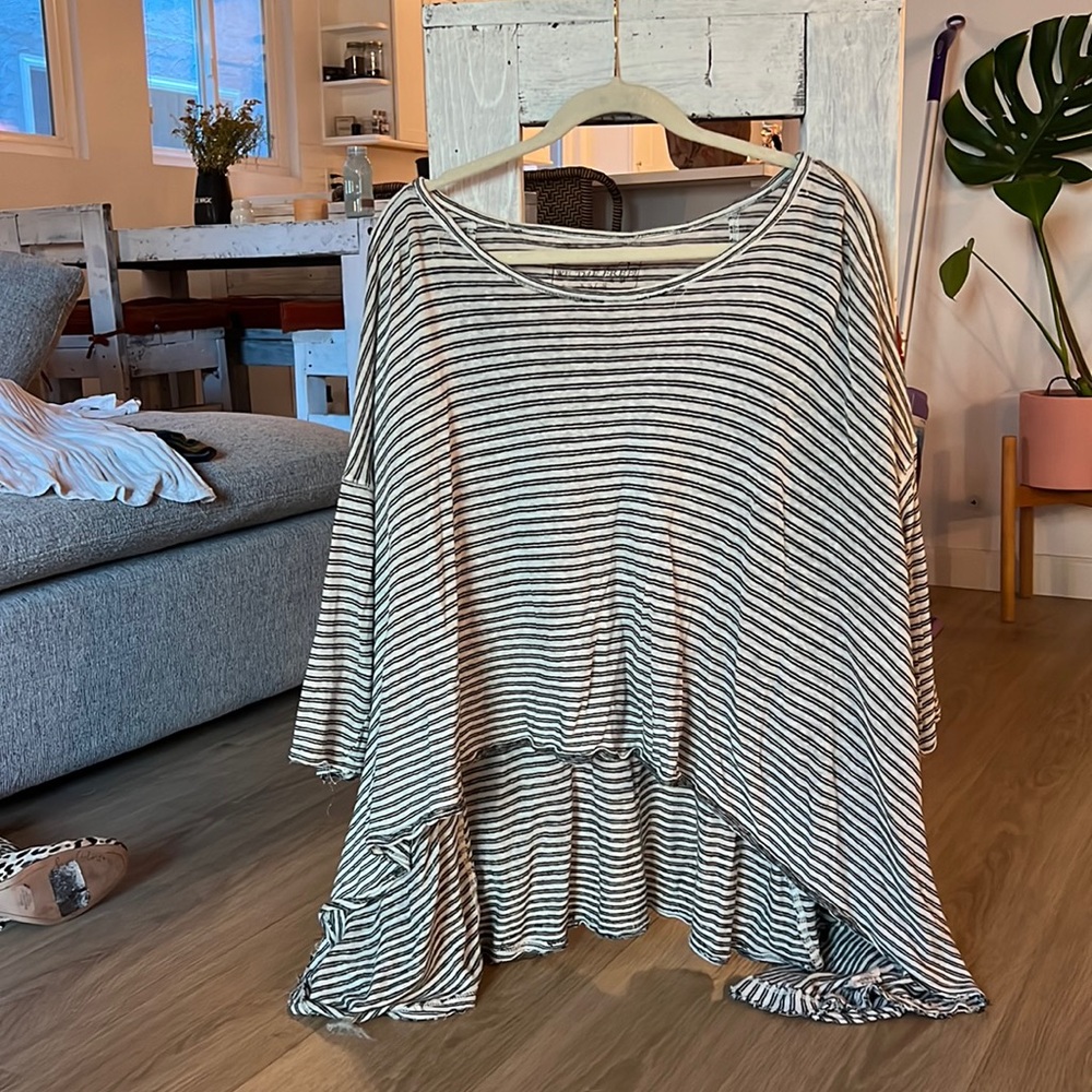 Free People high to low tunic